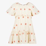 TwoDay mousseline meisjes jurk met bloemetjes