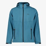 Kjelvik heren outdoor softshell jas blauw