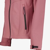 Dames outdoor softshell jas roze