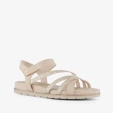Tamaris dames sandalen beige goud