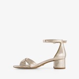 Dames sandalen met slangenprint