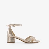 Dames sandalen met slangenprint