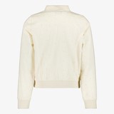 Meisjes broderie bomberjack wit