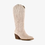 Blue Box dames western laarzen beige