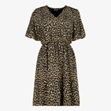 TwoDay dames jurk met panterprint beige
