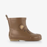 Korte kinder regenlaarzen beer bruin