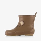 Korte kinder regenlaarzen beer bruin