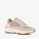 XX by Mexx dames dad sneakers beige roze