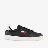 Leren heren sneakers zwart