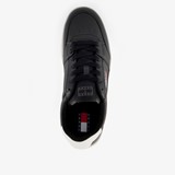 Leren heren sneakers zwart