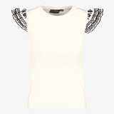 TwoDay meisjes top met vlindermouwtjes wit