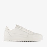 Leren heren sneakers wit