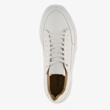 Leren heren sneakers wit