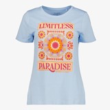 TwoDay dames T-shirt met print lichtblauw