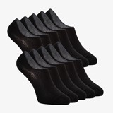 10 paar invisible sokken zwart