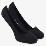 2 paar lage loafer sokken zwart