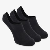 3 paar heren badstof sneakersokken zwart