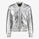 TwoDay metallic meisjes bomberjack zilver