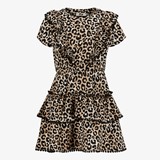 MyWay meisjes jurk met luipaardprint en ruches