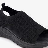 Dames sandalen zwart