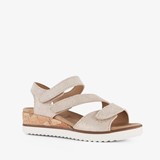 Hush Puppies leren sandalen met lage sleehak