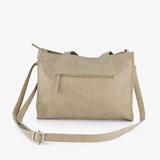 Dames shopper tas croco beige