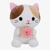 Pluche knuffeldier met eten