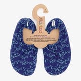 Slipstop kinder schoenen blauw met haaien