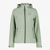 Kjelvik dames softshell jas lichtgroen