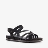 Tamaris dames sandalen zwart goud