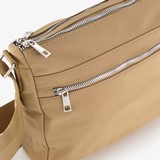 Dames schoudertas beige