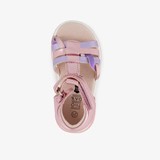 Leren meisjes sandalen metallic roze