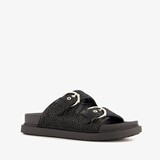 Blue Box dames slippers zwart