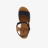 Dames sandalen met hak zwart