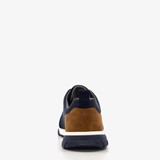 Heren sneakers navy bruin