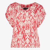 TwoDay dames T-shirt met print roze wit