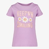 TwoDay meisjes T-shirt met bloemen lila