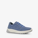 Hush Puppies leren dames sneakers blauw