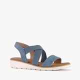 Natuform dames sandalen denim blauw