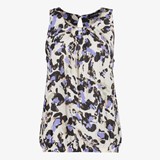 TwoDay dames singlet met print wit paars