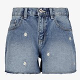 TwoDay meisjes denim short met madeliefjes