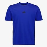 Adidas M 3S SJ heren sport T-shirt blauw
