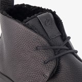 ECCO Soft 7 Tred leren dames veterschoenen zwart