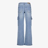 Dames cargo jeans medium blauw