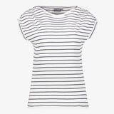 TwoDay dames T-shirt gestreept wit blauw