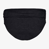 Dames overslag bikinibroekje broderie zwart