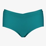 Osaga hipster bikinibroekje met overslag petrol