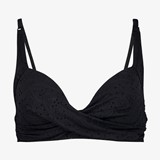 Osaga voorgevormde dames bikinitop broderie zwart