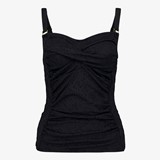 Osaga voorgevormde tankinitop broderie zwart