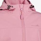 Kinder softshell jas lichtroze